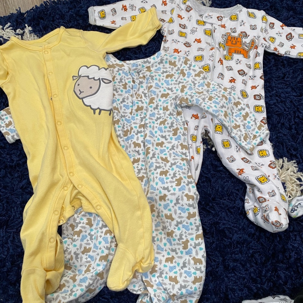 3 Pair Footie Pajama Bundle
